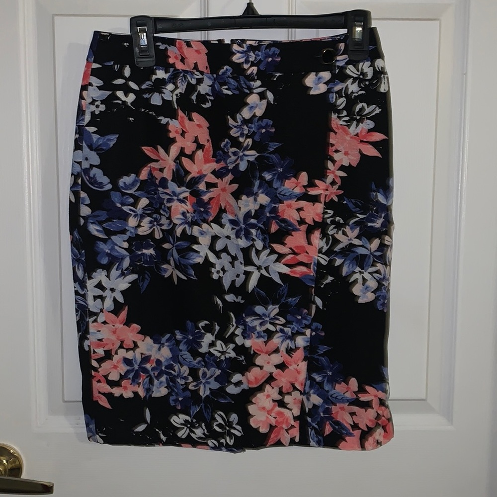 Talbots floral skirt